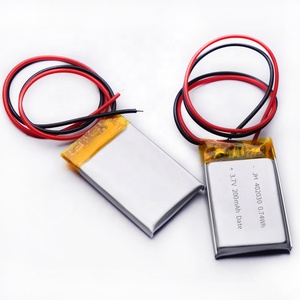 แบตเตอรี่ลิเธียมแบบชาร์จได้ CE 200mAh 402030 3.7v Li-Ion แบตเตอรี่ลิโพขนาดเล็กสำหรับนาฬิกา&เครื่องวัดอุณหภูมิอิเล็กทรอนิกส์&เครื่องช่วยฟัง - Product Image 1