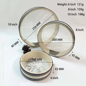 Wave Bead <span class=keywords><strong>Ocean</strong></span> <span class=keywords><strong>Drum</strong></span> Sea Sound <span class=keywords><strong>Drum</strong></span> 6/8/10 In Voor Thuis Schoolbenodigdheden Muziekinstrument Percussie - Product Image 2
