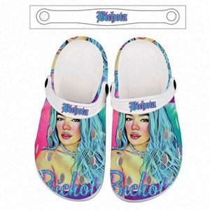 Zapatos <span class=keywords><strong>de</strong></span> jardín a la moda con impresión personalizada, las últimas sandalias <span class=keywords><strong>Karol</strong></span> <span class=keywords><strong>G</strong></span> al por mayor, zuecos Eva geométricos informales para hombre - Product Image 5