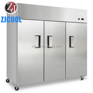 Refrigerador Comercial de 3 Puertas, Equipo de Hostelería, Refrigerador Vertical con Puerta Sólida - Product Image 1