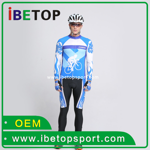Ensemble <span class=keywords><strong>de</strong></span> maillot <span class=keywords><strong>de</strong></span> cyclisme <span class=keywords><strong>professionnel</strong></span> pour l'extérieur, manches longues, évacuation <span class=keywords><strong>de</strong></span> l'humidité, séchage rapide, <span class=keywords><strong>tenue</strong></span> <span class=keywords><strong>de</strong></span> cyclisme avec pantalon rembourré pour toutes les conditions météorologiques - Product Image 4