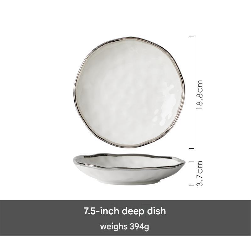 Plato hondo de 7,5 pulgadas