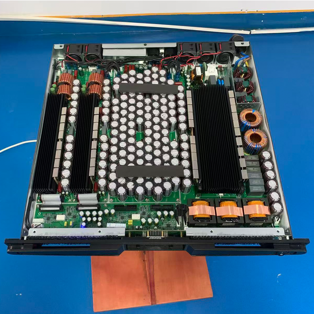 2-Channel High Power Amplifier D Class 1U 2X4200W Professional Amplifier Audio Sound Equipment Dj Music Stage Performance