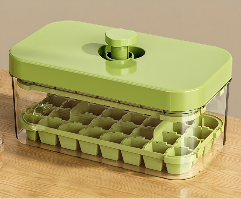 Mint green-2 layers 64 cubes