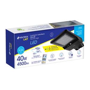 Volteck SUB-903L 40W LED luce solare urbana con telecomando per illuminazione suburbana - Product Image 1
