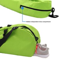 Sac de sport en jean grande capacité imperméable à bandoulière avec compartiment à chaussures pour badminton, tennis, baseball – Vente chaude transfrontalière 3/6 pièces