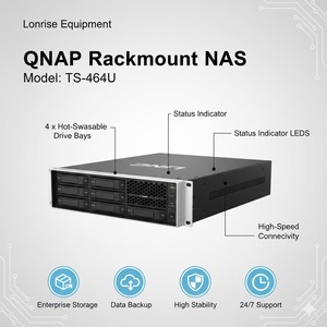เซิร์ฟเวอร์แร็ค NAS แบบ ARM-Based ขนาด 12 นิ้ว รุ่น TS-435XEU-4GB 4 Nas TS-435XEU-4GB แบบ ARM-Based ขนาด 12 นิ้ว ความลึกสั้น - Product Image 1