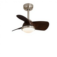 Ventilateur de plafond silencieux d'occasion avec éclairage, design moderne Agi32, télécommande pour chambre et salle à manger