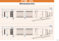 Tournevis pneumatique à levier avec couple maximal de 25 N.m, 2200 tr/min, boîtier en aluminium de qualité aéronautique pour l'assemblage et la maintenance industriels