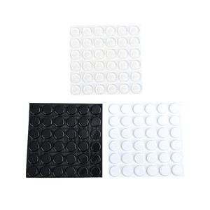 Patins en caoutchouc silicone autocollants antidérapants, points adhésifs transparents pour la protection des meubles - Product Image 6
