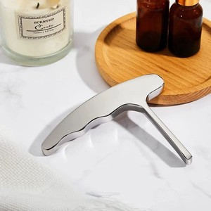 Outil IASTM en acier inoxydable, masseur triangulaire, massage des muscles du visage, <span class=keywords><strong>technique</strong></span> de libération myofasciale, Gua Sha, <span class=keywords><strong>manipulation</strong></span> des tendons plantaires - Product Image 5