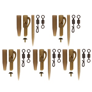 <span class=keywords><strong>Kit</strong></span> <span class=keywords><strong>complet</strong></span> de clips de plomb Hirisi pour la pêche à la <span class=keywords><strong>carpe</strong></span> avec émerillons à changement rapide, queues en caoutchouc et manchons anti-emmêlement, accessoires pour montages de <span class=keywords><strong>carpe</strong></span> M14 - Product Image 5