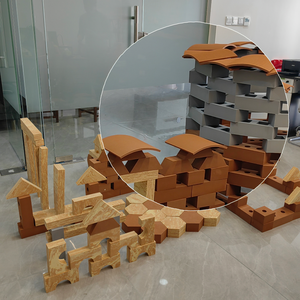 Costruttore per bambini giocattolo gioco di ruolo Rchitect blocco di schiuma 235 pezzi grandi blocchi di schiuma Set giocattoli per bambini/adulti - Product Image 5