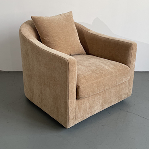 Sillón Individual de Cuero de Estilo Nórdico de Lujo, Cómodo Sillón para Sala de Estar - Product Image 2