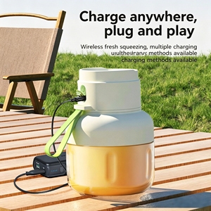 Extracteur de <span class=keywords><strong>jus</strong></span> portable à chargement sans fil, petit format, multifonctionnel, sans filtre, avec fonction glace pilée pour usage domestique - Product Image 5