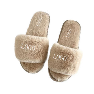 <span class=keywords><strong>Pantofole</strong></span> in Pelliccia per Donne, Nuovo Stile, per Interni ed Esterni, da Cerimonia, Bianche, in <span class=keywords><strong>Peluche</strong></span>, <span class=keywords><strong>con</strong></span> Punta Aperta, per Casa - Product Image 3