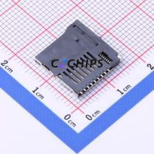 TF-02A <b>SD</b> <b>Card</b> / Memory <b>Card</b> Connector SMD Connector Self-Return Type MicroSD <b>Card</b> (TF <b>Card</b>) <b>Card</b> <b>Holder</b> 2mm - Product Image 2