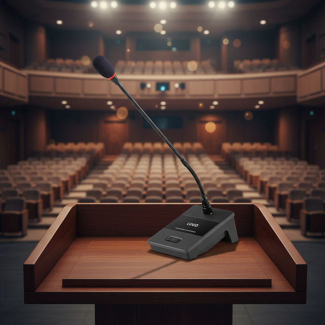 RA450 Conference Microphone System Desktop Meeting Wired Microphone for Church