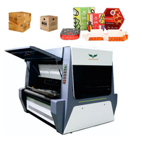 Imprimante jet d'encre numérique automatique à haute vitesse à passage unique C-600 Nouvelle imprimante d'étiquettes pour boîtes en carton, sacs en carton, matériaux flexibles