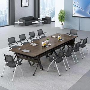 Venta de fábrica, mesa de entrenamiento plegable con ruedas, mesa, patas, escritorio de entrenamiento para oficina y escuela, Juegos Escolares - Product Image 4