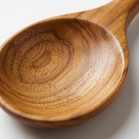 Ensemble ultime de 6 ustensiles de cuisine en bois d'acacia, résistants à la chaleur, anti-rayures, spatules, cuillère à pâtes pour chef cuisinier
