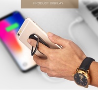 Briquet électronique portable rechargeable USB en métal avec support de téléphone, design minimaliste, options multicolores, logo personnalisé Lovisle Tech