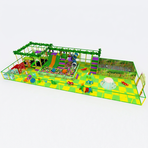 Indoor Plastic Play Center with Ball Pool <b>Slide</b> Climbing Wall for Kids Commercial Playground - Product Image 1