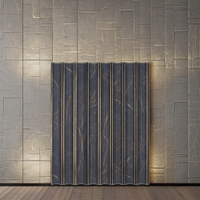 Panneau mural 3D personnalisé en PS PVC imperméable pour décoration intérieure d'appartement, écologique, ignifuge, sans formaldéhyde, charbon de bois