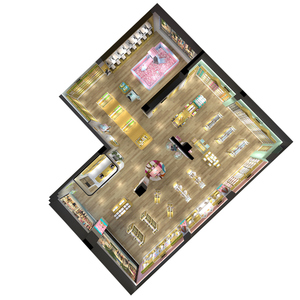 Siêu thị cửa hàng bà mẹ trẻ sơ sinh kế hoạch máy bay sơ đồ thiết kế hiệu ứng sơ đồ HB-213 - Product Image 3