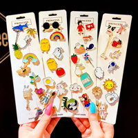 Broches en métal personnalisées de haute qualité, créez votre propre design, broches en émail dur plaquées or, mignonnes et élégantes