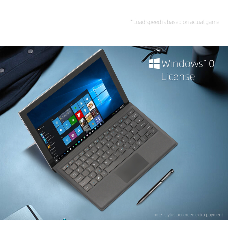 Argent touchable 12.6 pouces netbook i7 tablette avec clavier 2 en 1 mini tablette pc tablette 8gb ram ordinateur portable