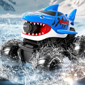 SJY-LH-C085S 2.4GHz Shark <b>Remote</b> <b>Control</b> Monster <b>Truck</b> Full Function Shooting Water Land Amphibious Vehicle RC Off-Road Car - Product Image 2