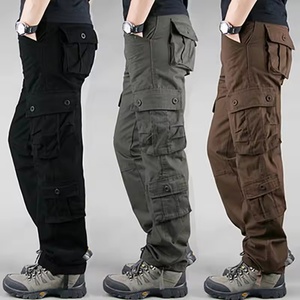 Pantalon cargo pour homme, été, poche simple, confortable, respirant, longueur genou, travail, décontracté, quotidien, mode - Product Image 5