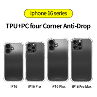 ATB Box Emballage pour Iphone Couverture Anti Jaune Transparent Shell Clair Téléphone Cas pour Iphone 16 Plus