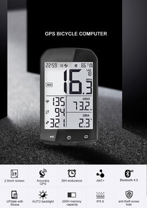 Inbike — <span class=keywords><strong>compteur</strong></span> de vélo GPS, multifonctionnel, lumineux, étanche, sans fil, moniteur de fréquence <span class=keywords><strong>cardiaque</strong></span> - Product Image 5