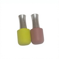Vente en gros de flacons de vernis à ongles en verre carré Shihai avec bouchon en PP/verre/nylon pour salon de manucure, emballage de beauté