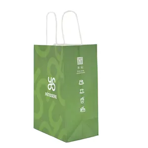 Decorative Package Paper Bag Hand Green Popular American Market Fashion Women Shopping Luxury Paper Bag For Jewelry