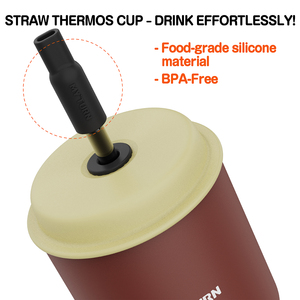 Tumino in acciaio inox 450ml per caffè 360 ° a tenuta stagna 3-5H ritenzione calda/fredda, senza BPA, ideale per caffè e uso in ufficio - Product Image 4