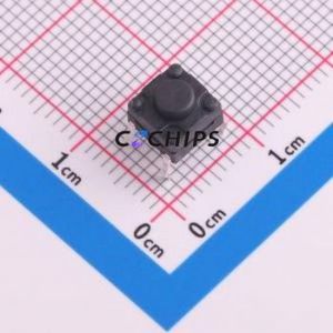 TSW061G50-250 Tactile Switch Through hole Component (THT) Switch Single Pole Single Throw Round Button 2.5N Through Hole - Product Image 1