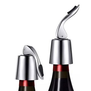 Reusable Stainless Steel Wine <b>Bottle</b> <b>Stopper</b> With Silicone Plug - Product Image 1