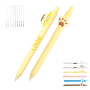 Paw Pattern Press Plastic Ballpoint Wholesale High Quality Signature Custom Pen for <b>Animal</b> Enterprises As Gifts - Product Image 2