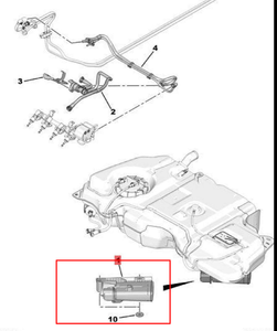 Pièces Détachées Voiture Réservoir Carbone Essence Réservoir Carbone Pour Peugeot 3008 308CC 308SW RCZ Citroen <span class=keywords><strong>DS4</strong></span> OE 1502L2 1502K0 - Product Image 2