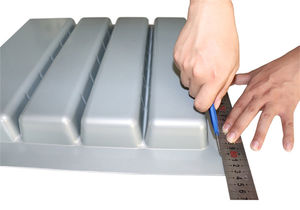 Cajón organizador cuchara escritorio dibujar bandeja <span class=keywords><strong>de</strong></span> <span class=keywords><strong>cubiertos</strong></span> extensible <span class=keywords><strong>cocina</strong></span> gris plástico varios Pvc cartón solo gris cuadrado moderno - Product Image 6