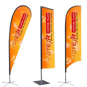 <b>Flag</b> Banners Beach <b>Flags</b> Custom Flying Feather for Outdoor Digital Printed Polyester Cloth Aluminum 100% Polyester Rectangle - Product Image 3