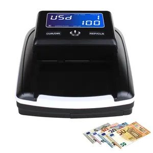 Detektor uang Mini, peralatan Bank portabel, detektor uang Mini cek uang kertas dengan MG IR, mesin penghitung Nilai