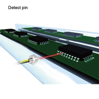 300 ° Sonda de Sensor de Fibra Óptica M4 de Reflexión Difusa Resistente a Altas Temperaturas, Reemplazo para FU-82C