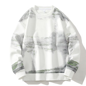 Suéter 2025 para hombre, primavera y otoño, nueva moda, marca, estilo coreano, holgado, informal, de manga larga, cuello redondo, camiseta interior. - Product Image 1