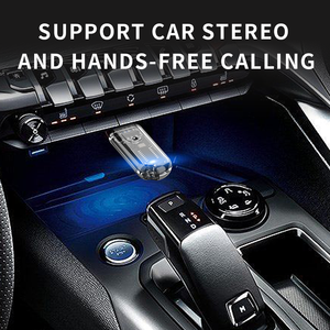 Hg <span class=keywords><strong>bluetooth</strong></span> Car AUX <span class=keywords><strong>Bluetooth</strong></span> bt5.3 <span class=keywords><strong>Receiver</strong></span> không dây USB âm thanh Adapter với 3.5 mét jack cho nhà/xe được xây dựng trong Microphone - Product Image 5