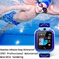 Reloj GPS para Niños Q12, Precio al por Mayor, Reloj Teléfono con Soporte para Tarjeta SIM, Foto, Resistente al Agua IP67, Reloj Inteligente para Niños