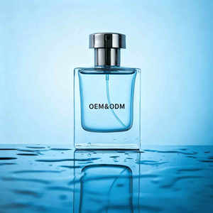 ขวดน้ำหอมแก้วทรงสี่เหลี่ยมสีฟ้ามหาสมุทรสุดหรู |   น้ำหอมติดทนนานสำหรับผู้ชาย - Product Image 6